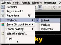 Power Point: vyber nastaven snmk